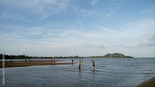 A seaside in the Gulf of Thailand.