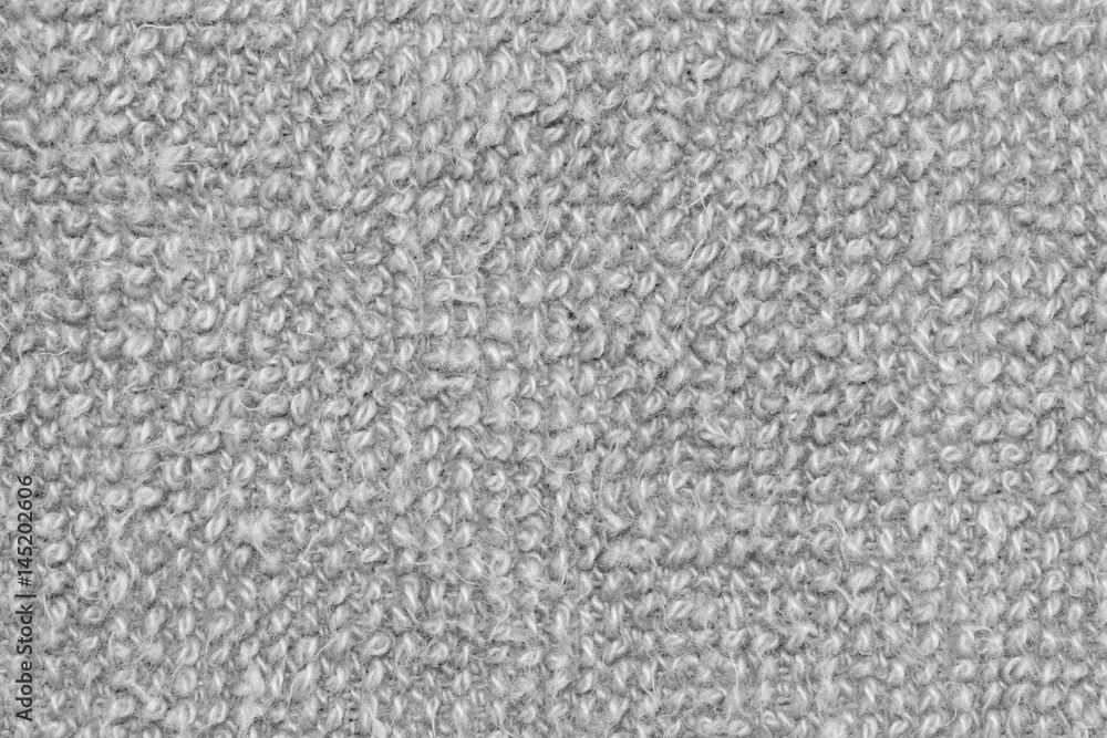 A fine texture of soft gray cotton bath towel A fine texture of soft gray cotton bath towel