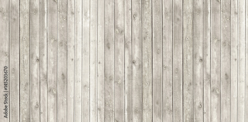 Vintage whitewash painted rustic old wooden plank wall textured background. Faded natural wood board panel structure.