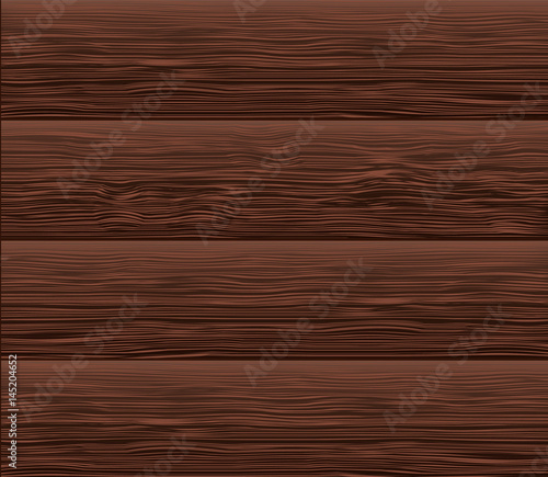 Dark wooden texture. Vector illustration. Parquet element. Redwood.
