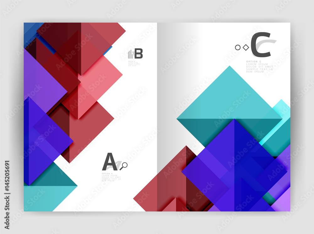 Business brochure or leaflet A4 cover template Business brochure or leaflet A4 cover template