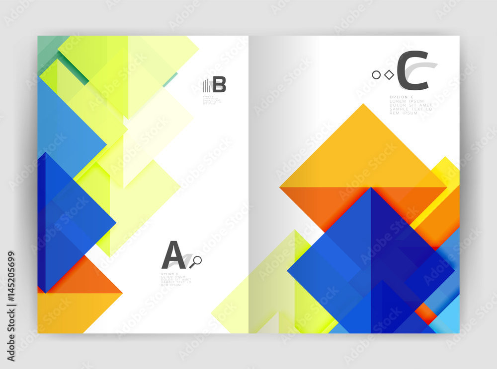 Business brochure or leaflet A4 cover template Business brochure or leaflet A4 cover template