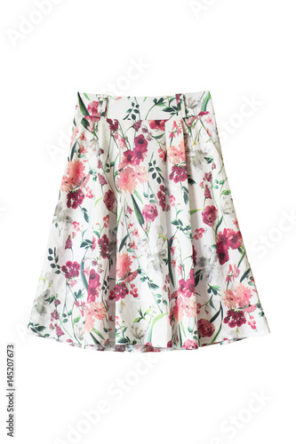 Flared skirt isolated