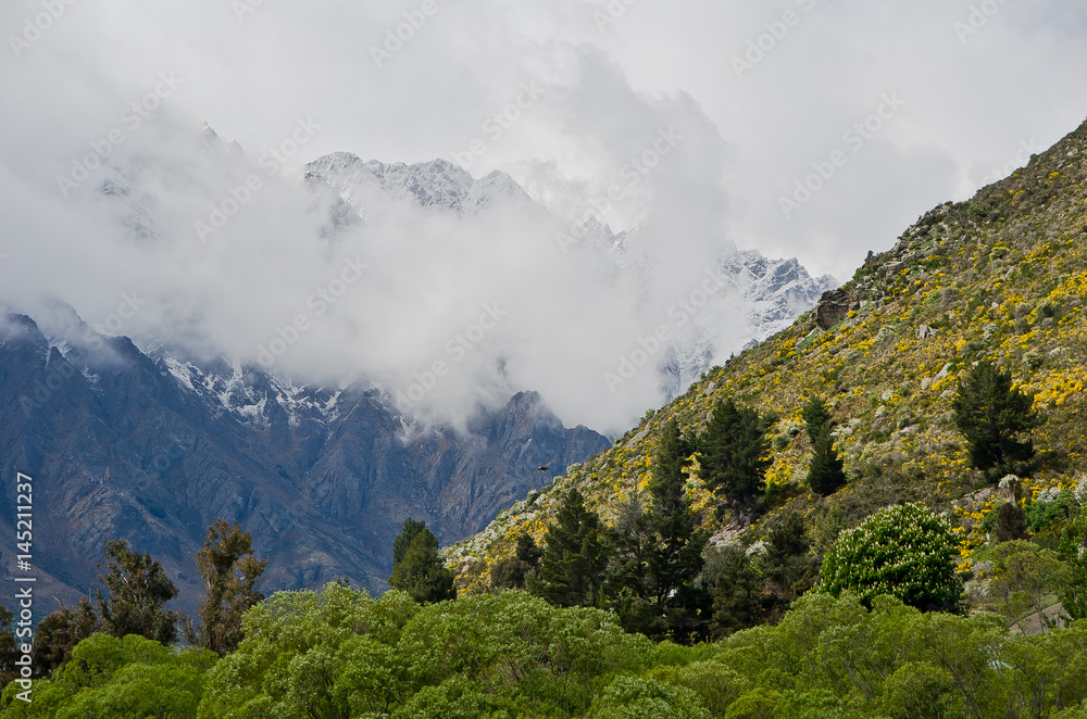 Obraz premium Queenstown New Zealand Remarkable Ranges Alps