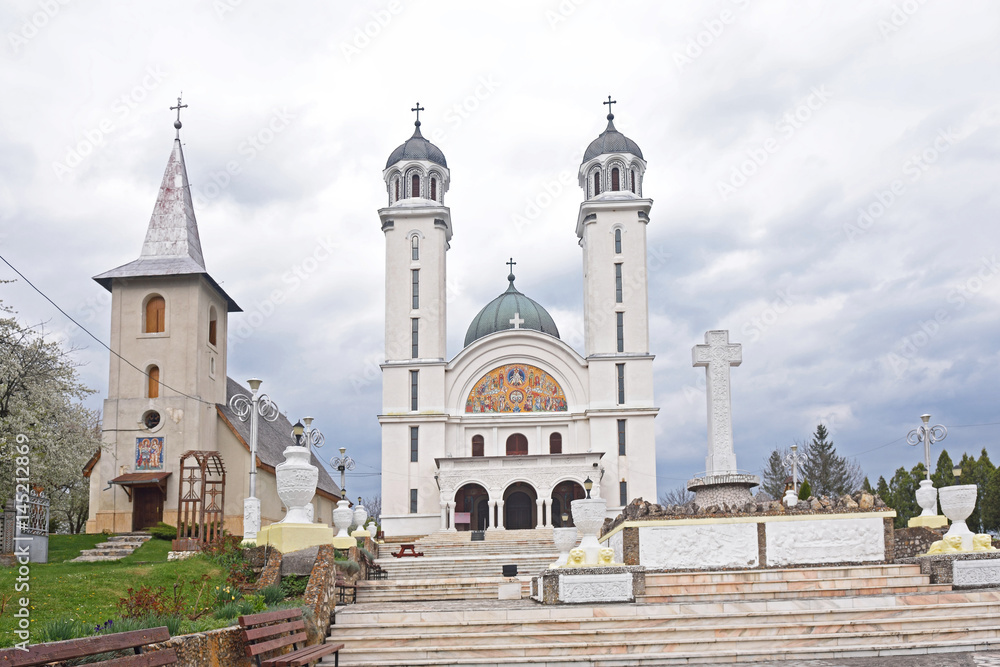 Cathedral in Ghelari, Hunedoara County, Transylvania, Romania