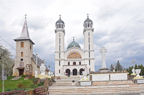 Cathedral in Ghelari, Hunedoara County, Transylvania, Romania photo