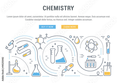 Website Banner and Landing Page Chemistry
