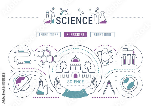 Website Banner and Landing Page Science © M.Style