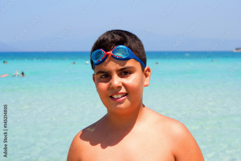 Boy At The Beach 