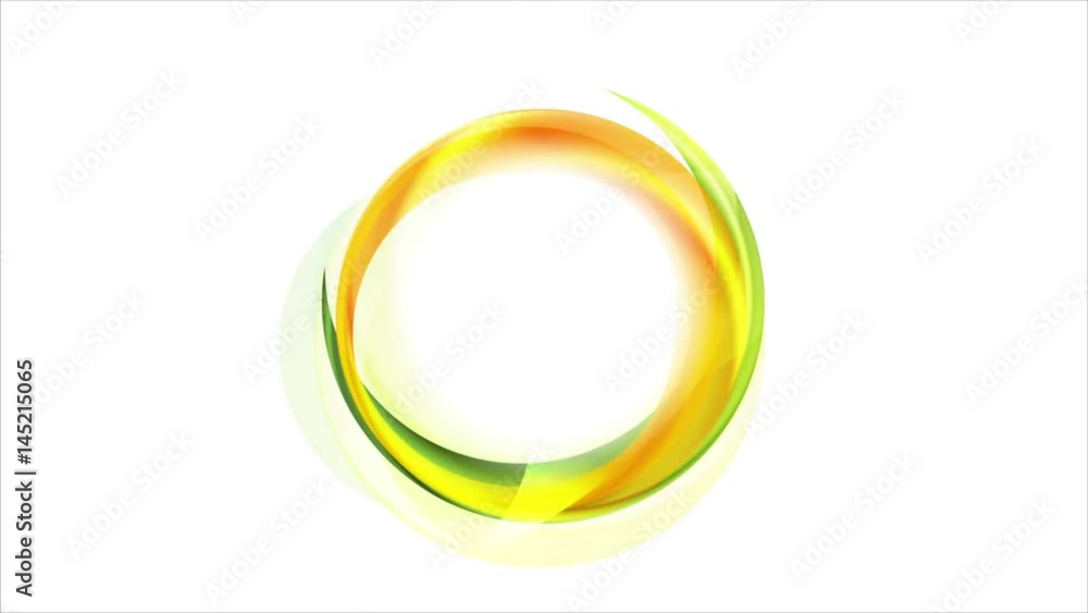 Concept bright orange and green corporate ring circle motion background. Seamless loop logo design. Video animation Ultra HD 4K 3840x2160 Concept bright orange and green corporate ring circle motion background. Seamless loop logo design. Video animation Ultra HD 4K 3840x2160