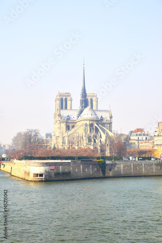 Notre Dame de Paris on Cite Island © Roman Sigaev