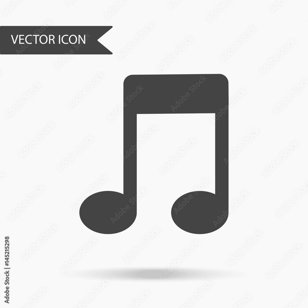Vector business icon musical note . Icon for for annual reports, charts, presentations, workflow layout, banner, number options, step up options, web design. Contemporary flat design Vector business icon musical note . Icon for for annual reports, charts, presentations, workflow layout, banner, number options, step up options, web design. Contemporary flat design