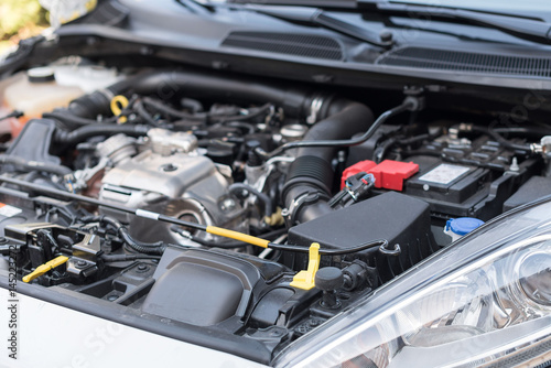 View of engine compartment