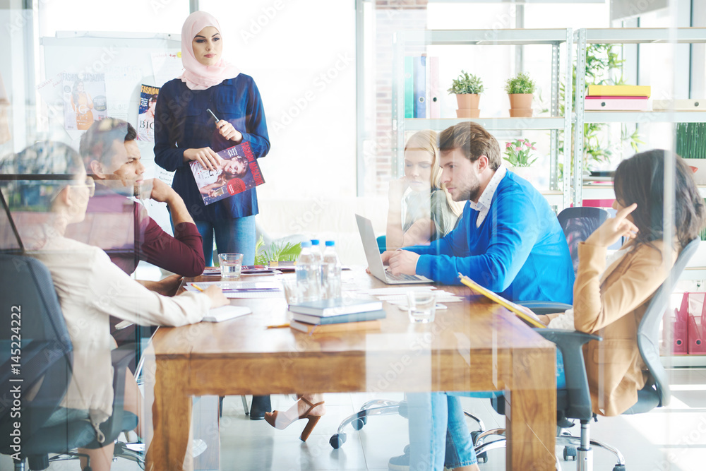 Fototapeta premium Making success looks quite easy .