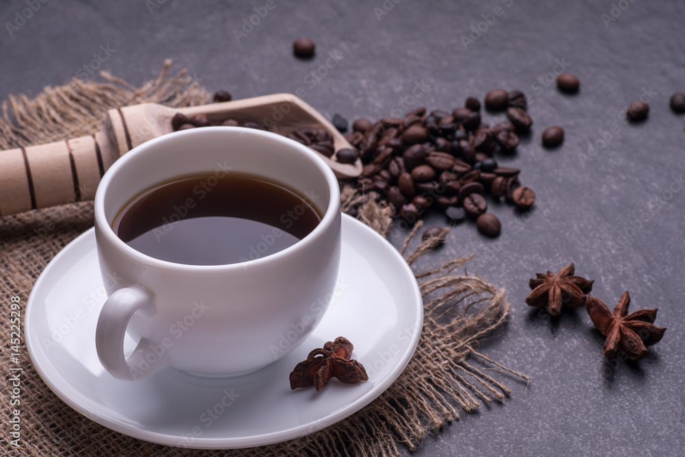 Obraz premium coffee in white cup