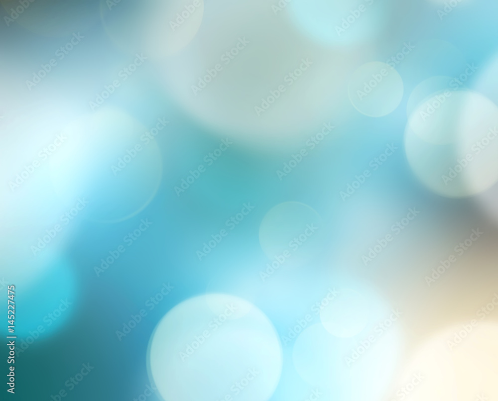 Blue blurred abstract illustration background.