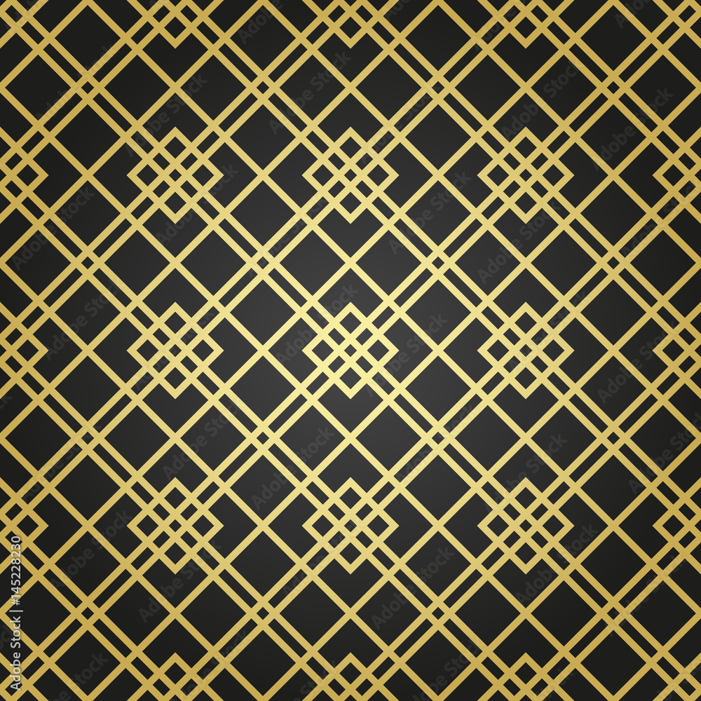 Geometric dotted black and golden pattern. Seamless abstract modern texture for wallpapers and backgrounds Geometric dotted black and golden pattern. Seamless abstract modern texture for wallpapers and backgrounds