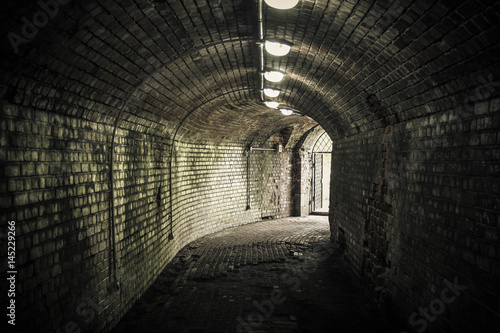 Old Kenigsberg castle entrance. World war II fort.