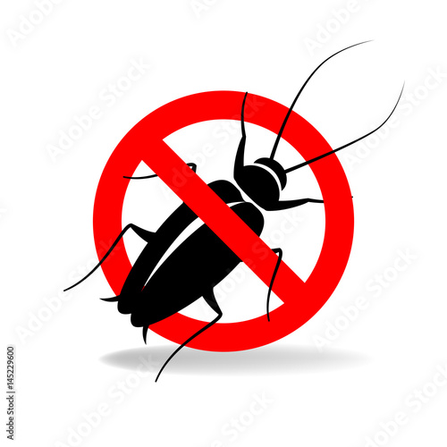 Anti cockroach  vector sign for insecticide