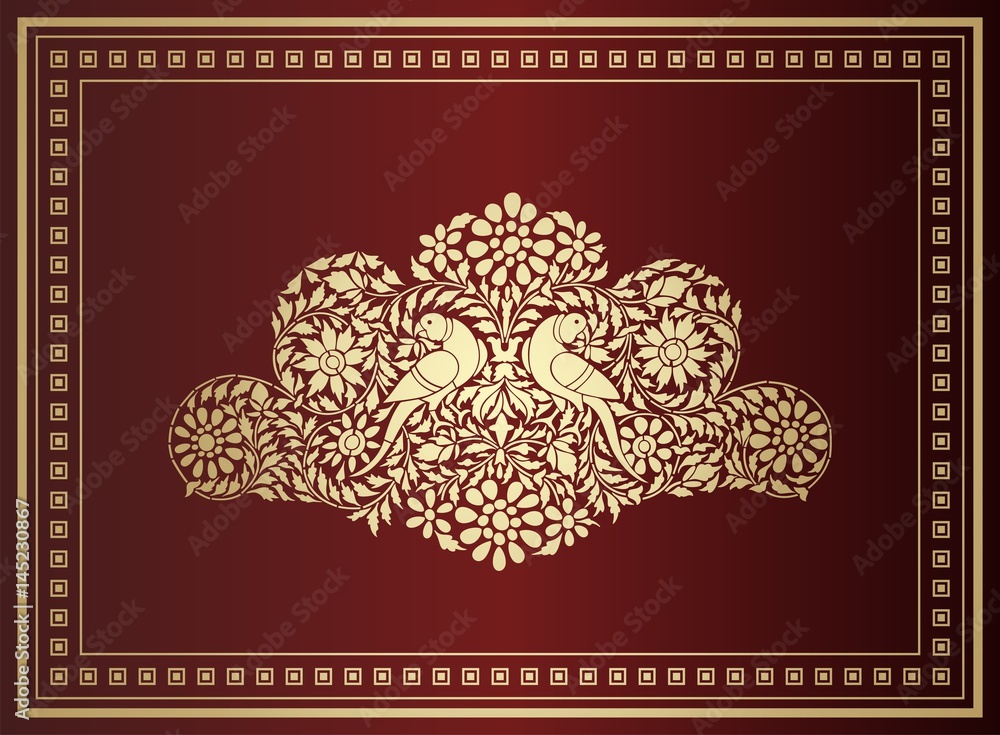 parrot, feathers ,wedding card design, royal India parrot, feathers ,wedding card design, royal India