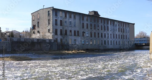 4K UltraHD Old mill in Cambridge, Canada photo