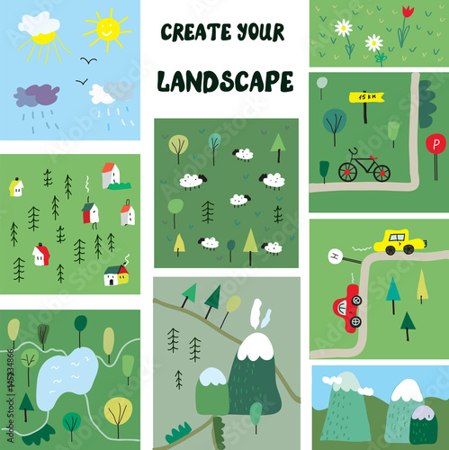 Create your own landscape constructor
