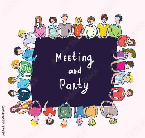 Group of people at the table