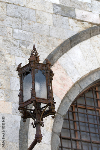 Street light in Siena photo