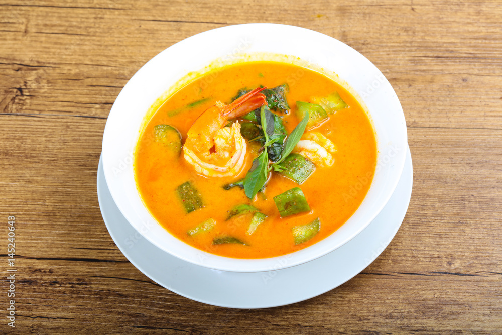 Curry with prawn Curry with prawn