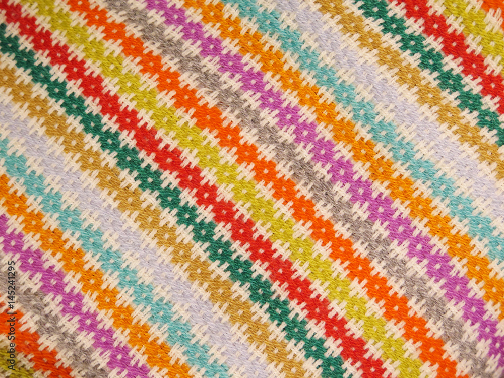 Peruvian hand made woolen fabric