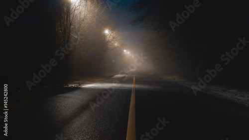 abstract fogy road