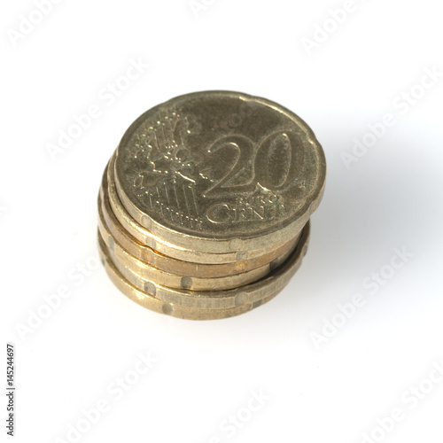Euromuenzen, zwanzig cent