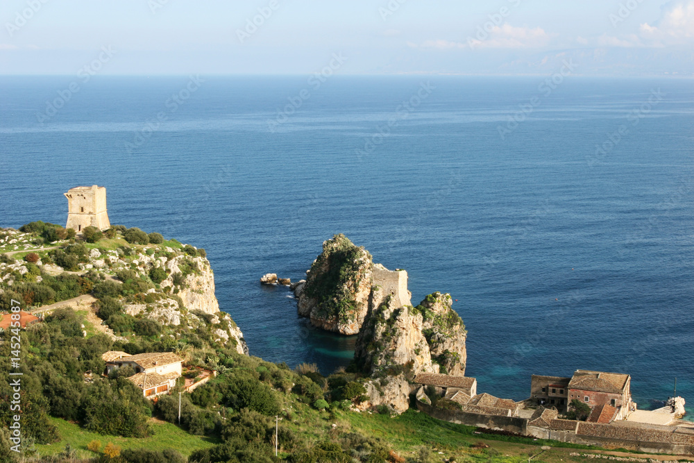 Küste bei Scopello auf der Insel Sizilien