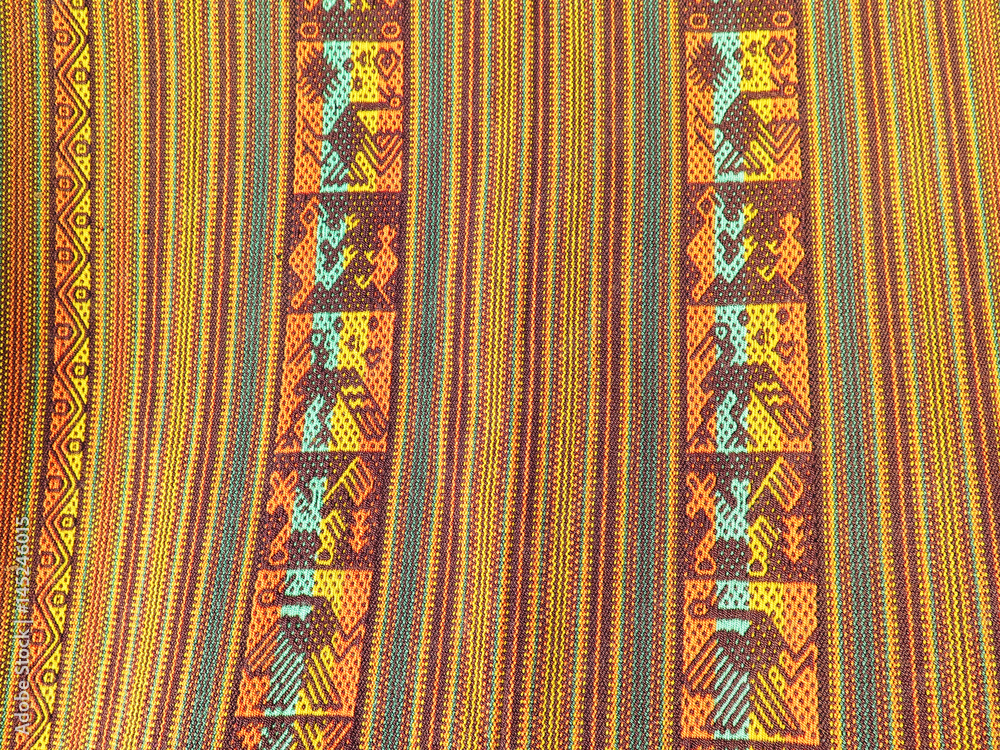 Peruvian hand made woolen fabric Peruvian hand made woolen fabric