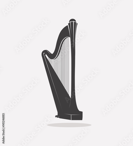 Harp Vector Logo