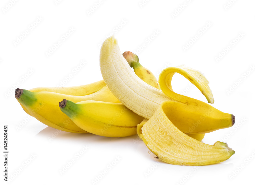 bananas isolated on a white background bananas isolated on a white background