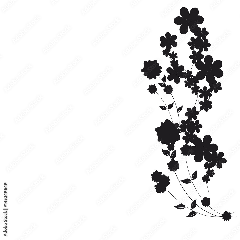 Naklejka premium beautiful flowers