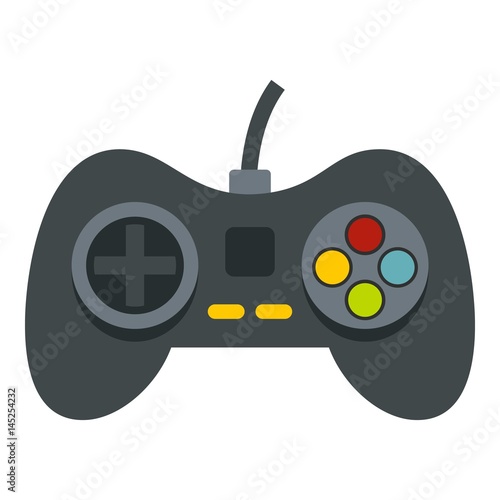 Video game controller icon isolated