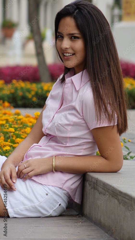 Naklejka premium Young Female Teen