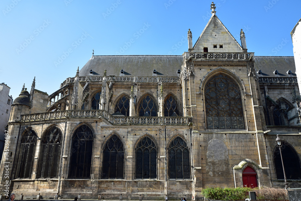 Obraz premium Eglise gothique Saint-Merri à Paris, France