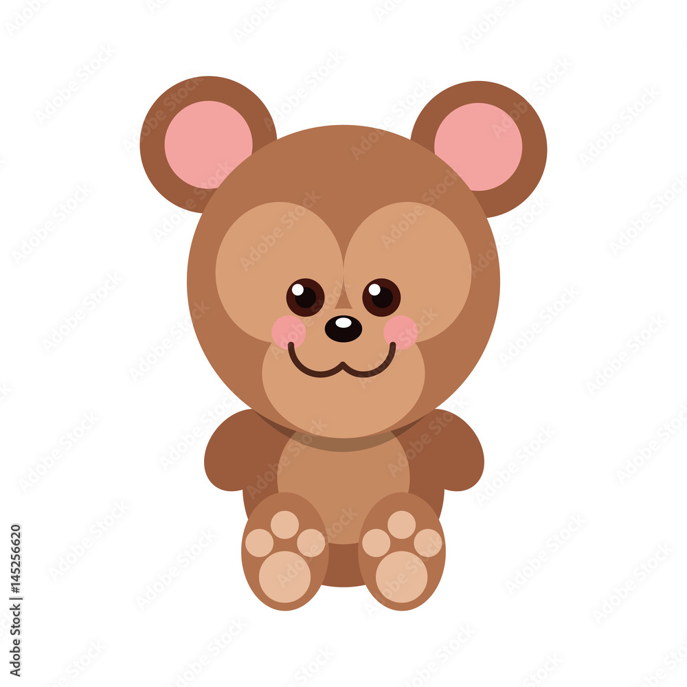 Bear cartoon icon. Animal cute adorable and creature theme. Isolated design. Vector illustration Bear cartoon icon. Animal cute adorable and creature theme. Isolated design. Vector illustration