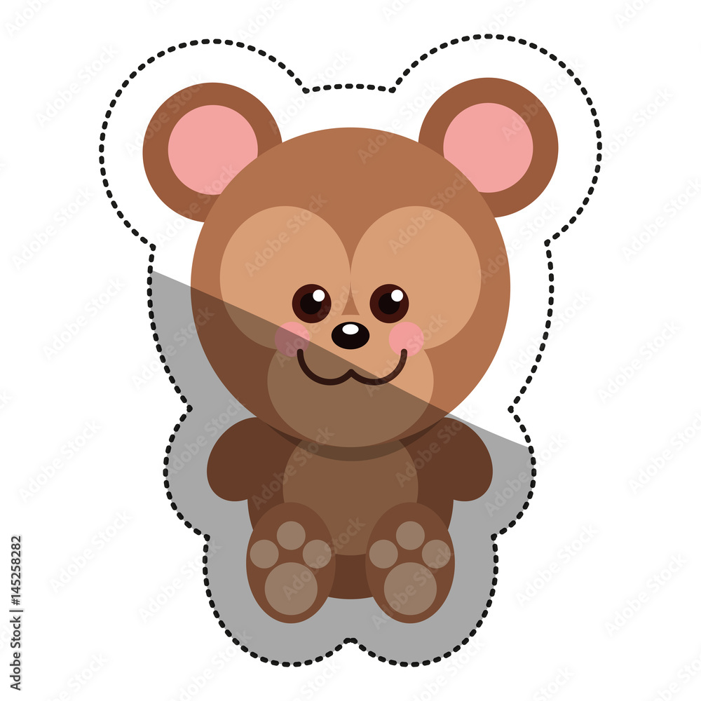 Bear cartoon icon. Animal cute adorable and creature theme. Isolated design. Vector illustration Bear cartoon icon. Animal cute adorable and creature theme. Isolated design. Vector illustration