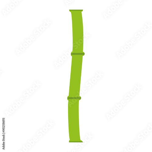 bamboo branch isolated icon vector illustration design