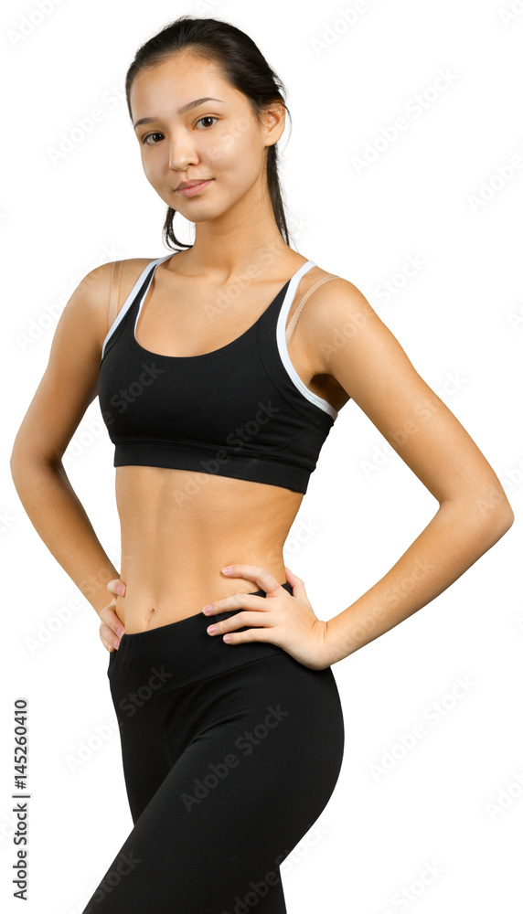 Fitness woman portrait