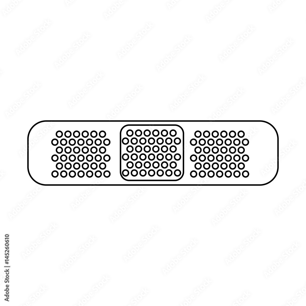 adhesive bandage icon image vector illustration design adhesive bandage icon image vector illustration design