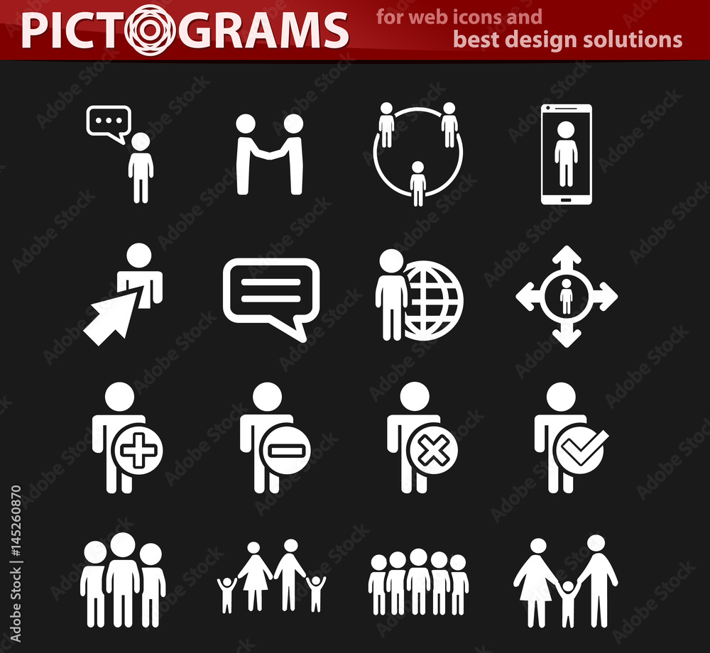 community icon set community icon set