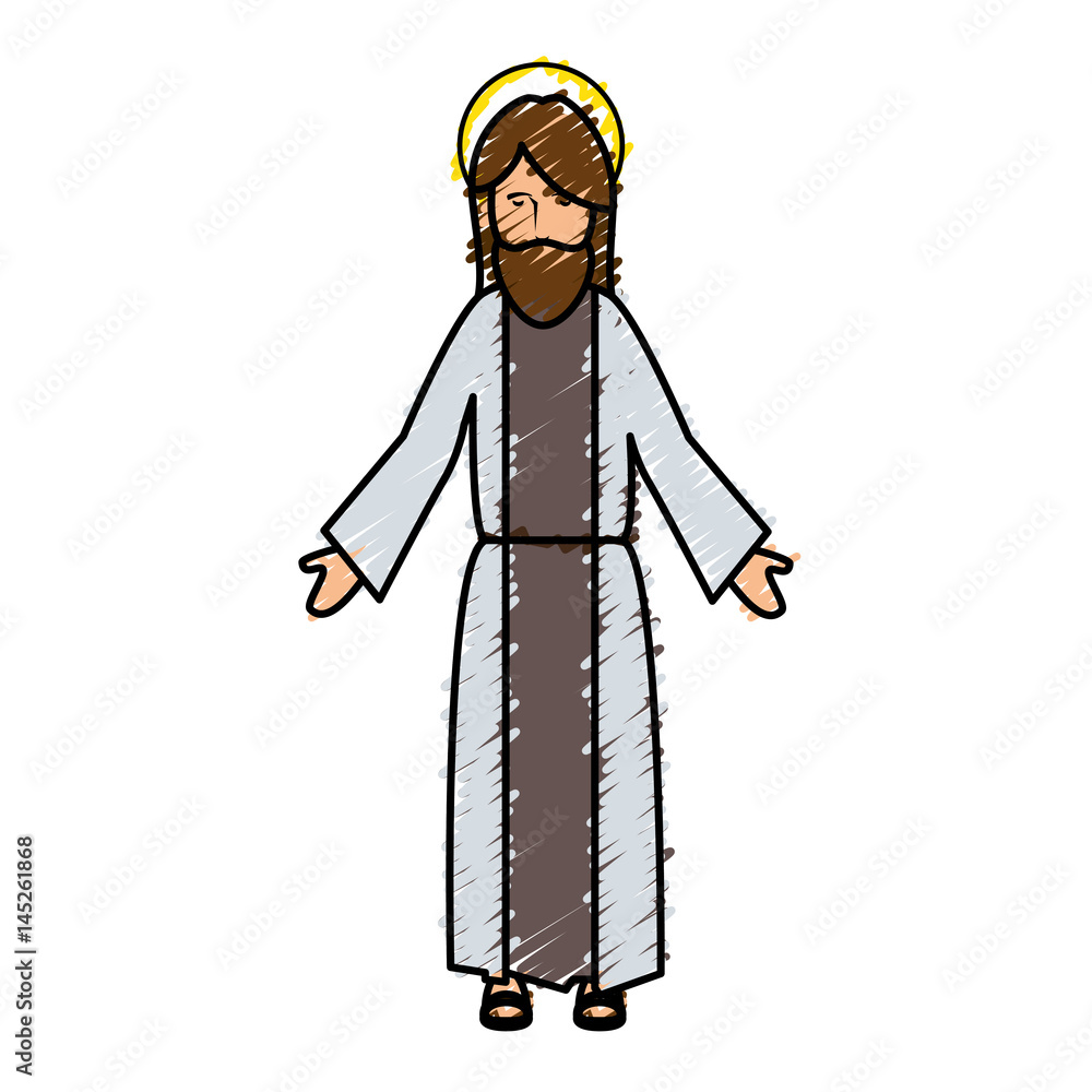 jesuschrist avatar character icon vector illustration design jesuschrist avatar character icon vector illustration design