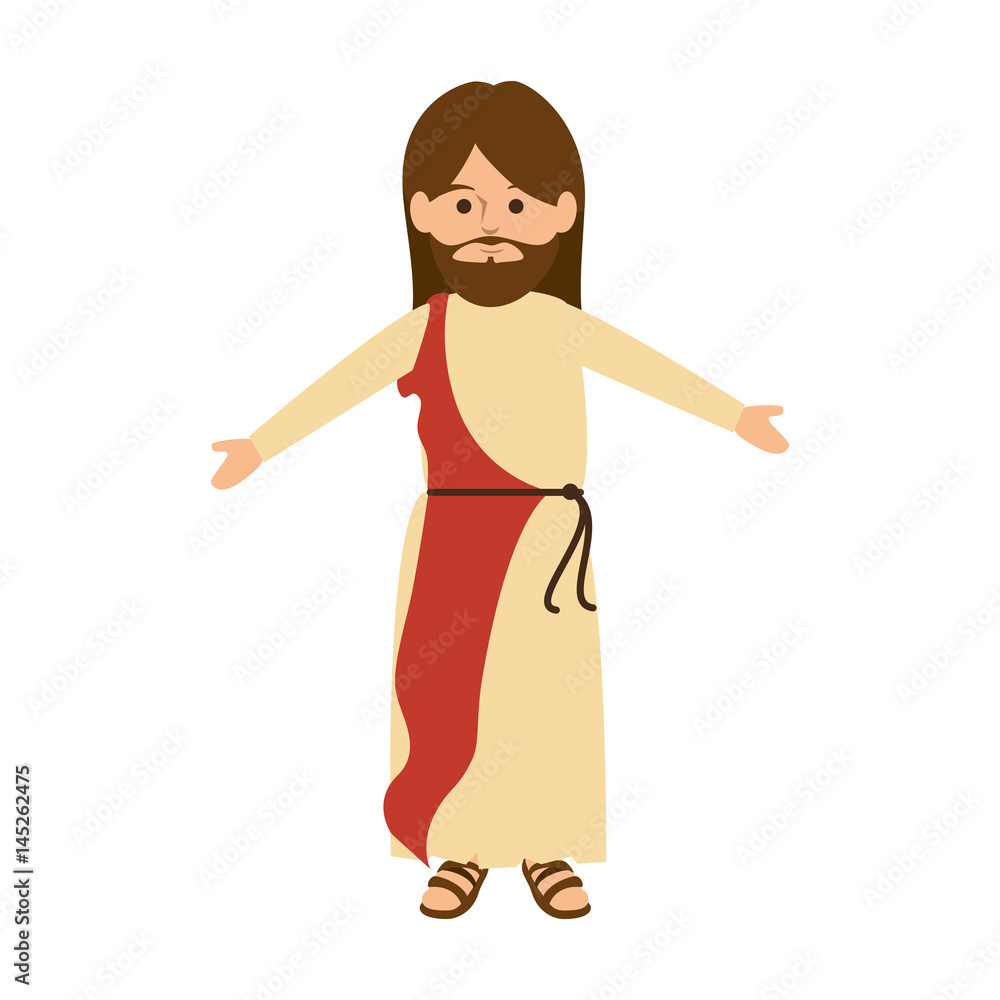 jesuschrist avatar character icon vector illustration design jesuschrist avatar character icon vector illustration design