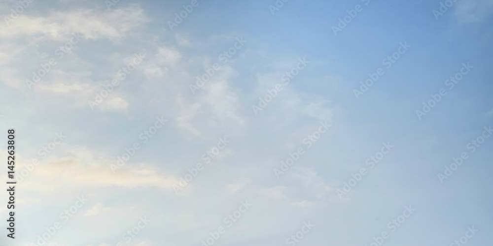Blue sky Clean with Clouds and freedom background 