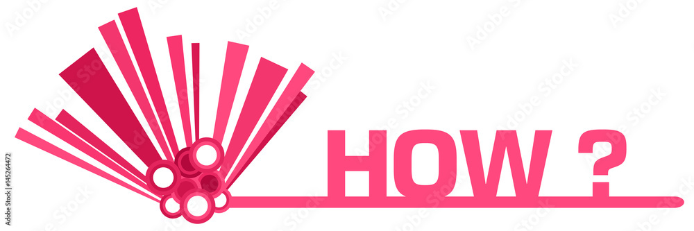 How Pink Abstract Graphics 